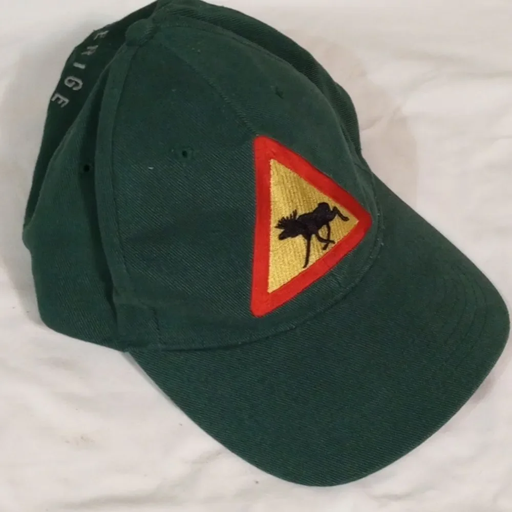 Green Elk Crossing Baseball Cap